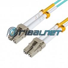PATCH CORD F.O. LC/LC 2xLC 0.5m DUPLEX 50/125 MULTIMODE OM3 OPTICAL FIBER PATCH CORD